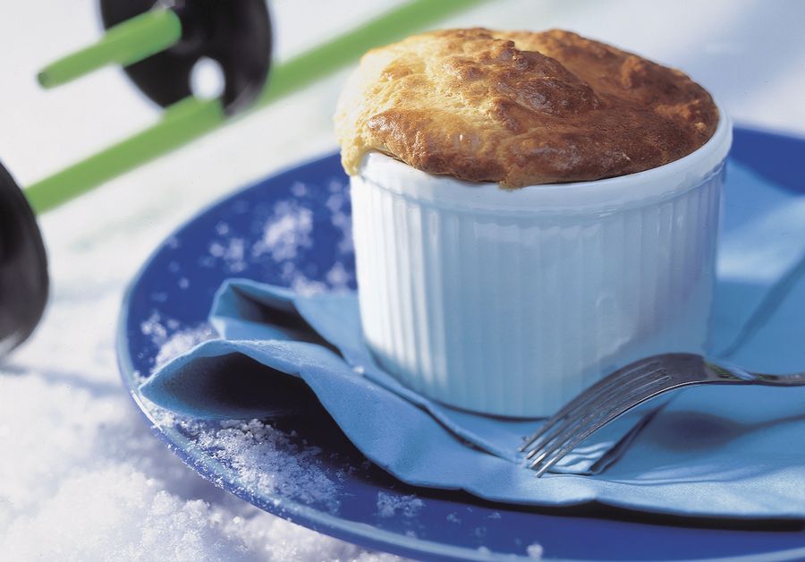 Kaassoufflé met schorseneren