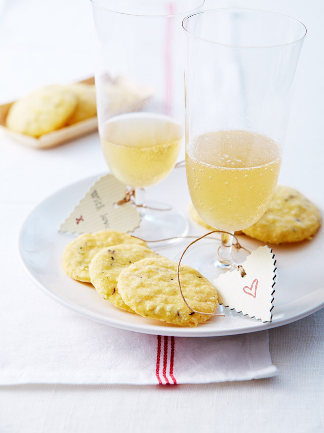 Zandkoekjes met Appenzeller® en rozemarijn