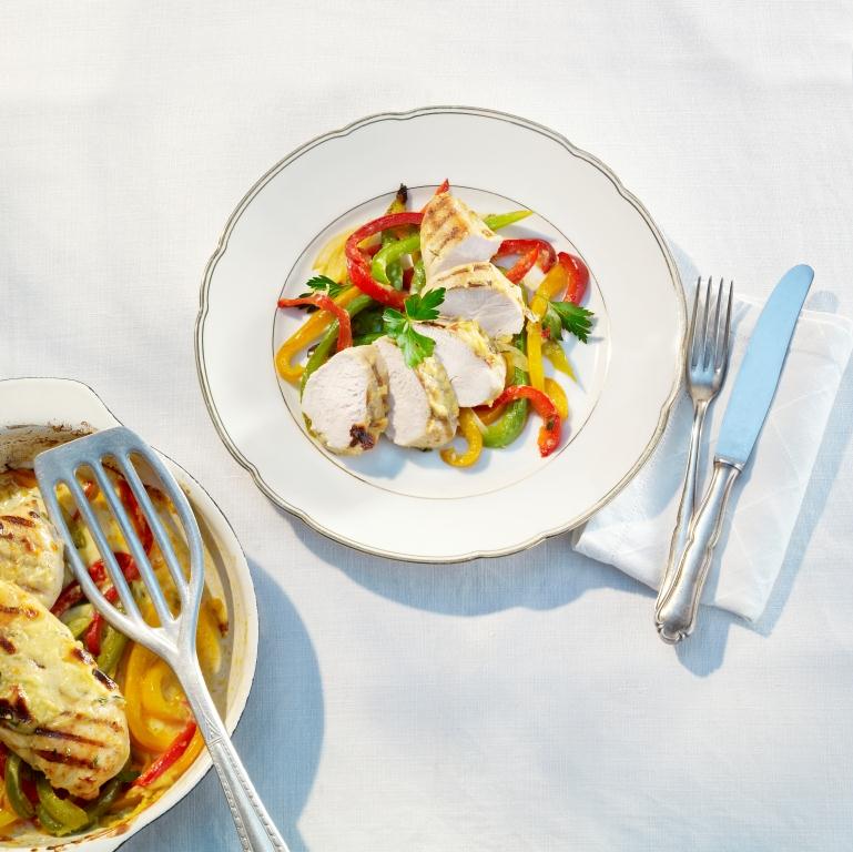 Gegratineerde kip met Gruyère AOP saus